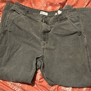 Zara Charcoal Relaxed Fit Jeans